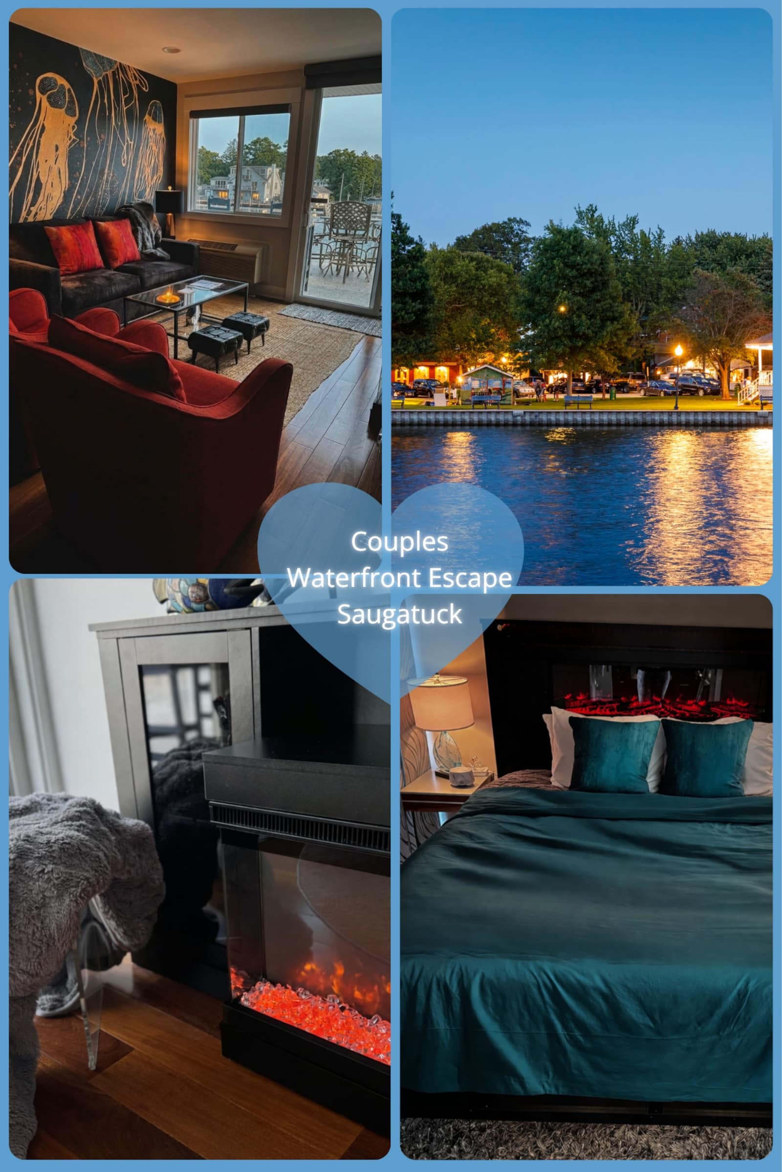 Couples Waterfront Getaway Close to Beach & Trails view 2